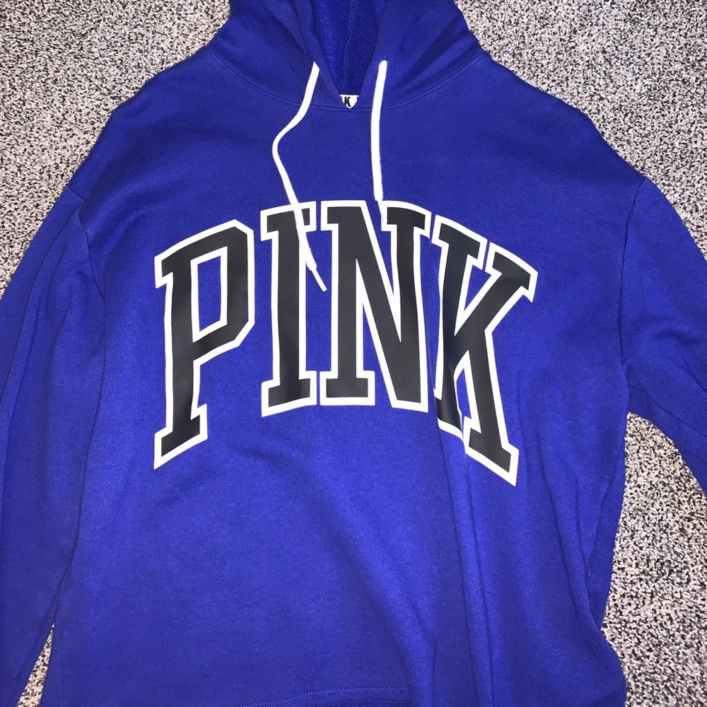 PINK cropped hoodie